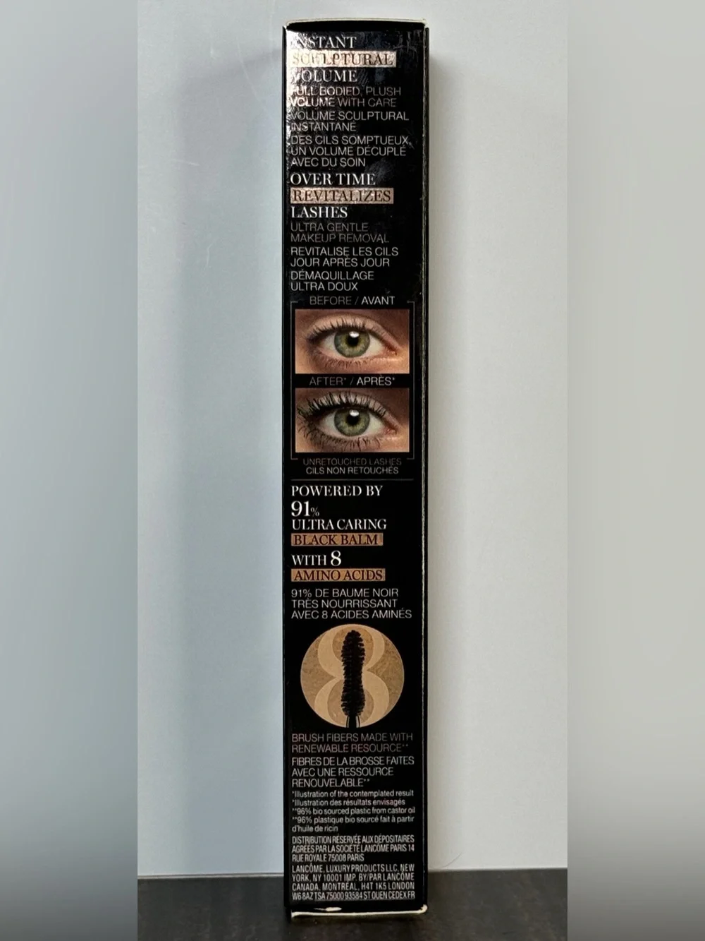 Lancôme Hypnôse 8 Mascara (04 Noir Malachite) NIB 0.27oz